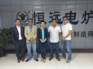 伊朗客戶到我公司考察