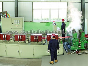 ?60鋼球軋制生產線應用現場