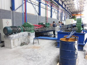 ?40鋼球軋制生產線應用現場