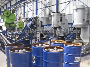 ?90-?120鋼球鍛造生產線應用現場